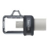 SanDisk 173386 USB flash drive 128 GB USB Type-A / Micro-USB Black, Transparent