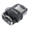SanDisk 173386 USB flash drive 128 GB USB Type-A / Micro-USB Black, Transparent