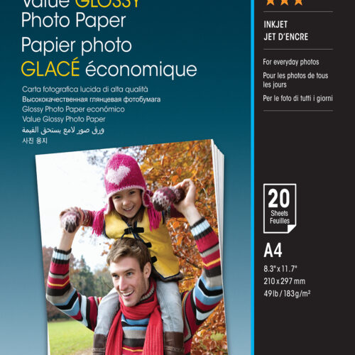 Epson Value Glossy Photo Paper - A4 - 20 sheets
