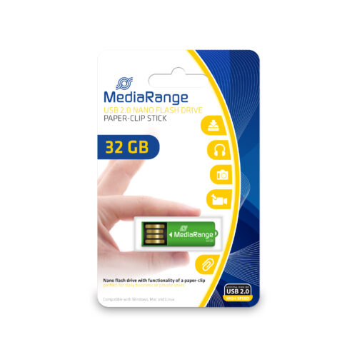 MediaRange MR977 USB flash drive 32 GB USB Type-A 2.0 Green