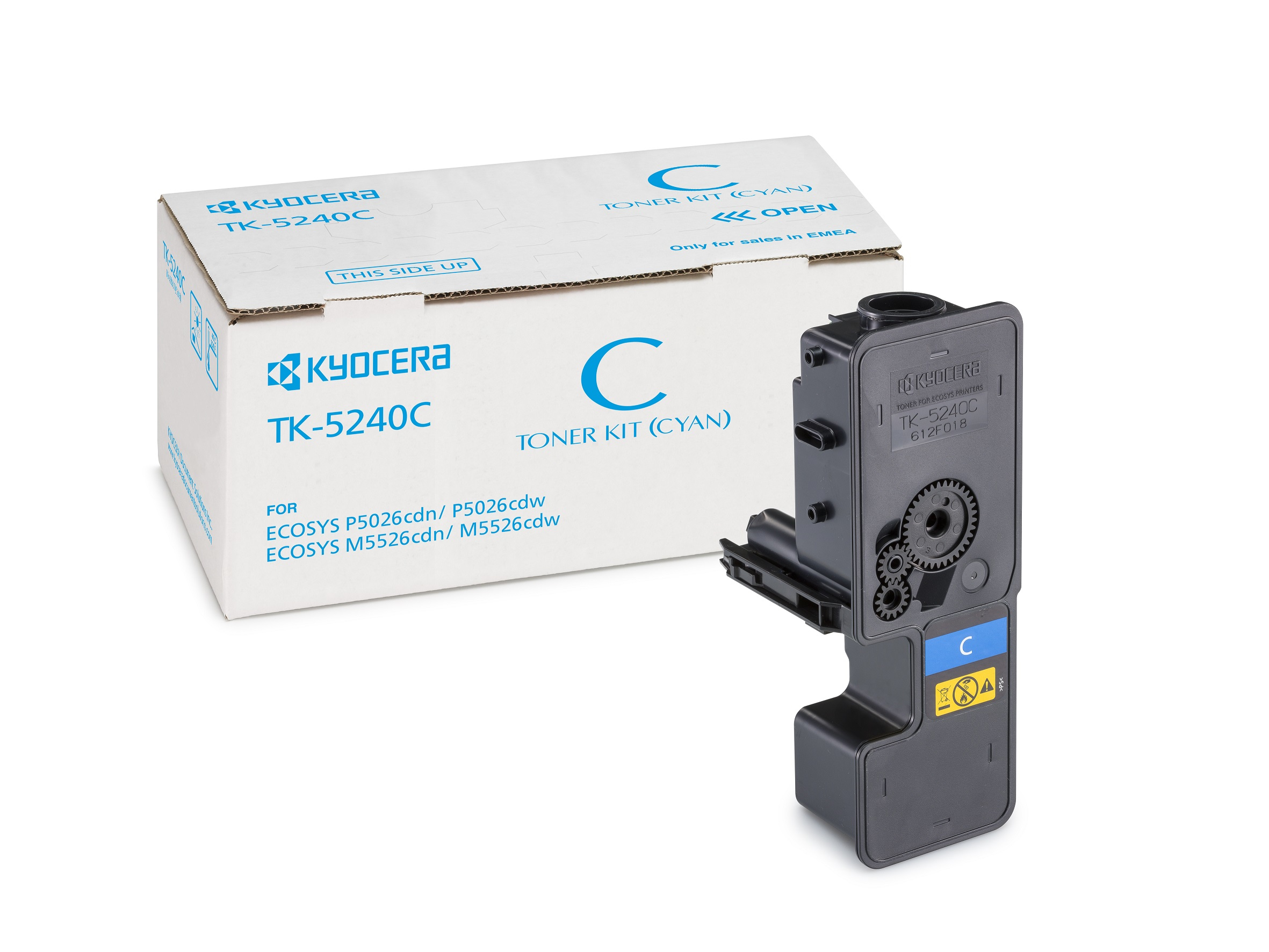 Kyocera 1T02R7CNL0/TK-5240C Toner-kit cyan, 3.000 pages ISO/IEC 19798 for Kyocera M 5526