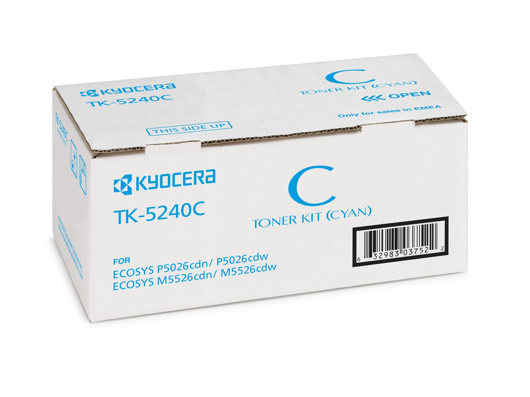 Kyocera 1T02R7CNL0/TK-5240C Toner-kit cyan, 3.000 pages ISO/IEC 19798 for Kyocera M 5526