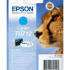 Epson C13T07124012/T0712 Ink cartridge cyan, 345 pages ISO/IEC 19752 5,5ml for Epson Stylus BX 310/600/D 120/D 78/S 20