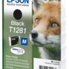Epson C13T12814012/T1281 Ink cartridge black, 170 pages 5,9ml for Epson Stylus S 22/SX 235 W/SX 420/SX 430 W