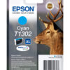 Epson C13T13024012/T1302 Ink cartridge cyan XL, 765 pages 10,1ml for Epson Stylus BX 320/SX 525/WF 3500