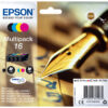 33622434_3812552030 Epson C13T16264022/16 Ink cartridge multi pack Bk,C,M,Y Blister Radio Frequency 175pg + 3x165pg, 1x5.4ml + 3x3.1ml Pack=4 for Epson WF 2010