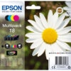 Epson C13T18064012/18 Ink cartridge multi pack Bk,C,M,Y 175pg + 3x180pg, 1x 5ml + 3x 3ml Pack=4 for Epson XP 30