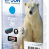 33622496_7361160121 Epson C13T26124012/26 Ink cartridge cyan, 300 pages ISO/IEC 19752 4,5ml for Epson XP 600