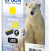Epson C13T26344012/26XL Ink cartridge yellow high-capacity XL, 700 pages 9,7ml for Epson XP 600