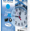 Epson C13T27124012/27XL Ink cartridge cyan high-capacity, 1.100 pages 10,4ml for Epson WF 3620