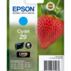 33622536_3122020498 Epson C13T29824012/29 Ink cartridge cyan, 180 pages ISO/IEC 19752 3,2ml for Epson XP 235/335