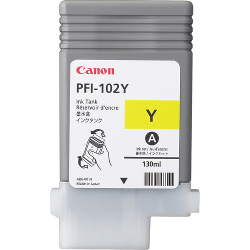 34413518_4335220335 Canon 0898B001/PFI-102Y Ink cartridge yellow 130ml for Canon IPF 500/600/700/750