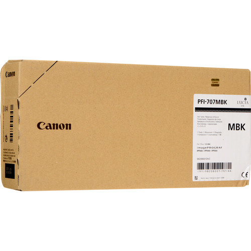 34470027_7183710028 Canon 9820B001/PFI-707MBK Ink cartridge black matt 700ml for Canon IPF 830