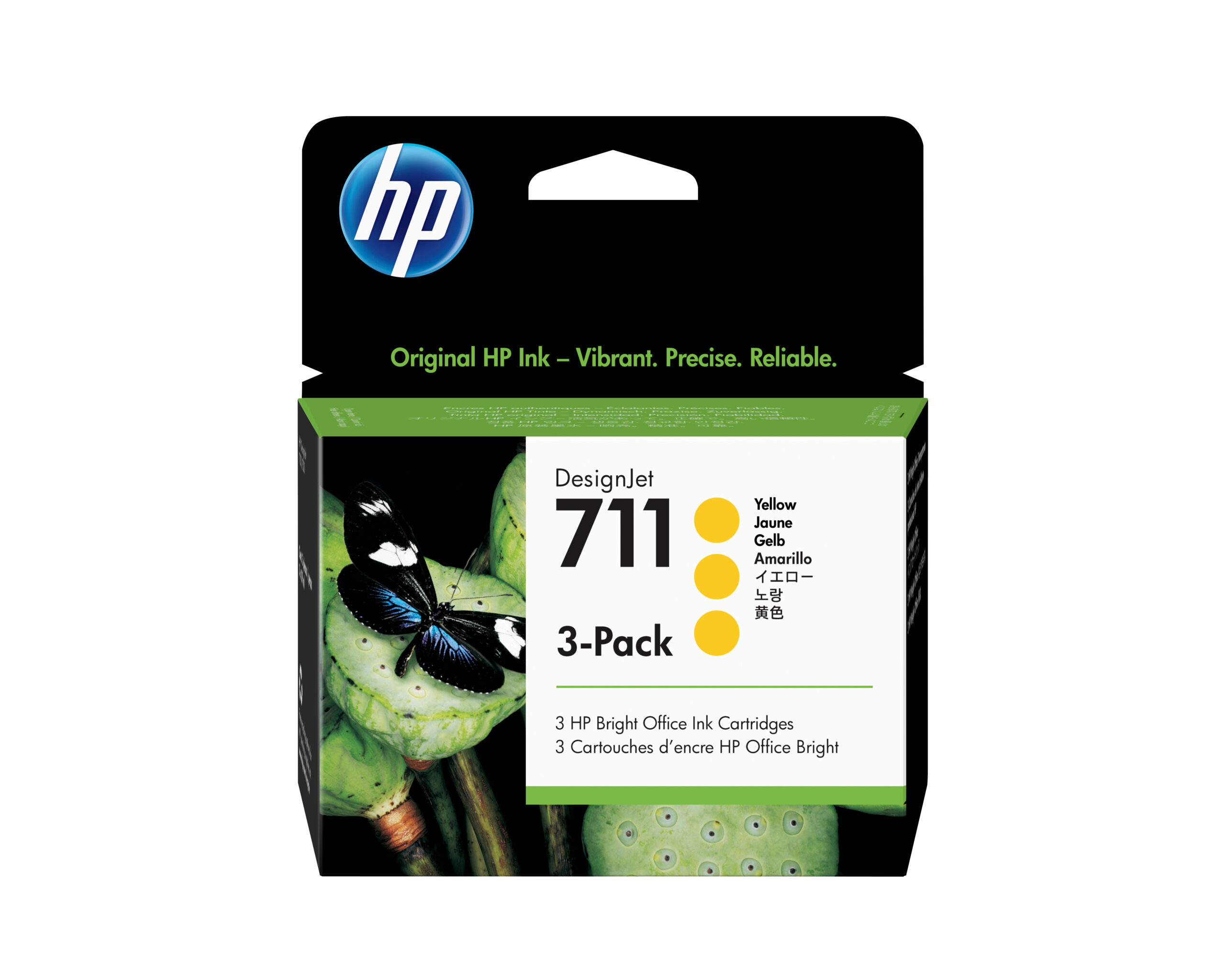348843187fb6a57c393ef89280834edb426753eb HP CZ136A/711 Ink cartridge yellow 29ml Pack=3 for HP DesignJet T 520