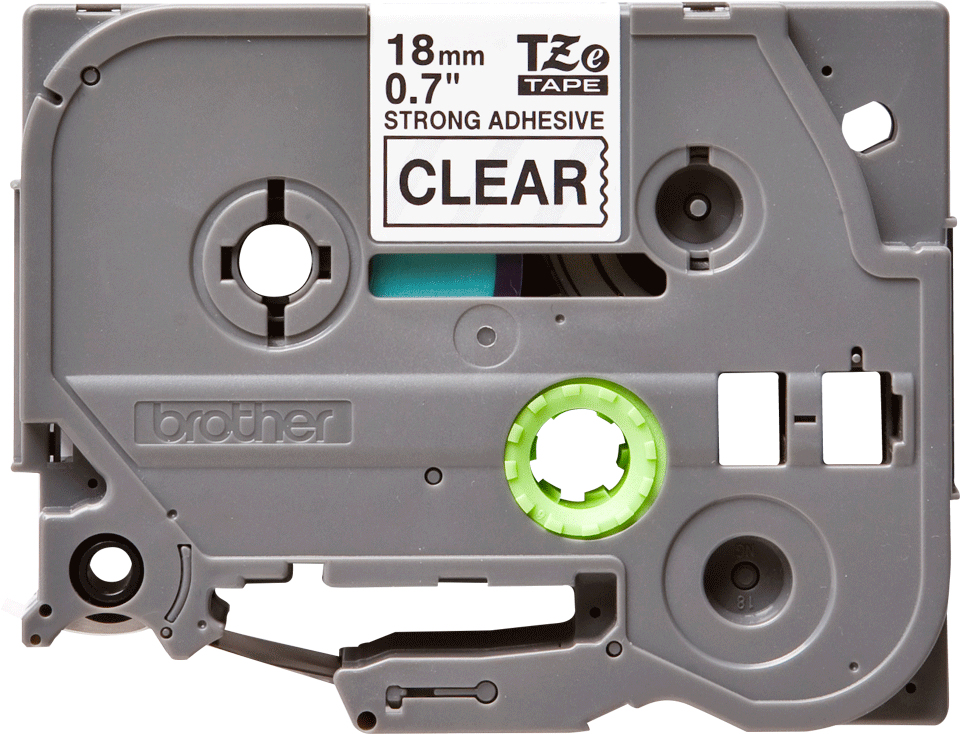 Brother TZE-S141 DirectLabel black on Transparent extra strong 18mm x 8m for Brother P-Touch TZ 3.5-18mm/36mm/6-18mm/6-24mm/6-36mm