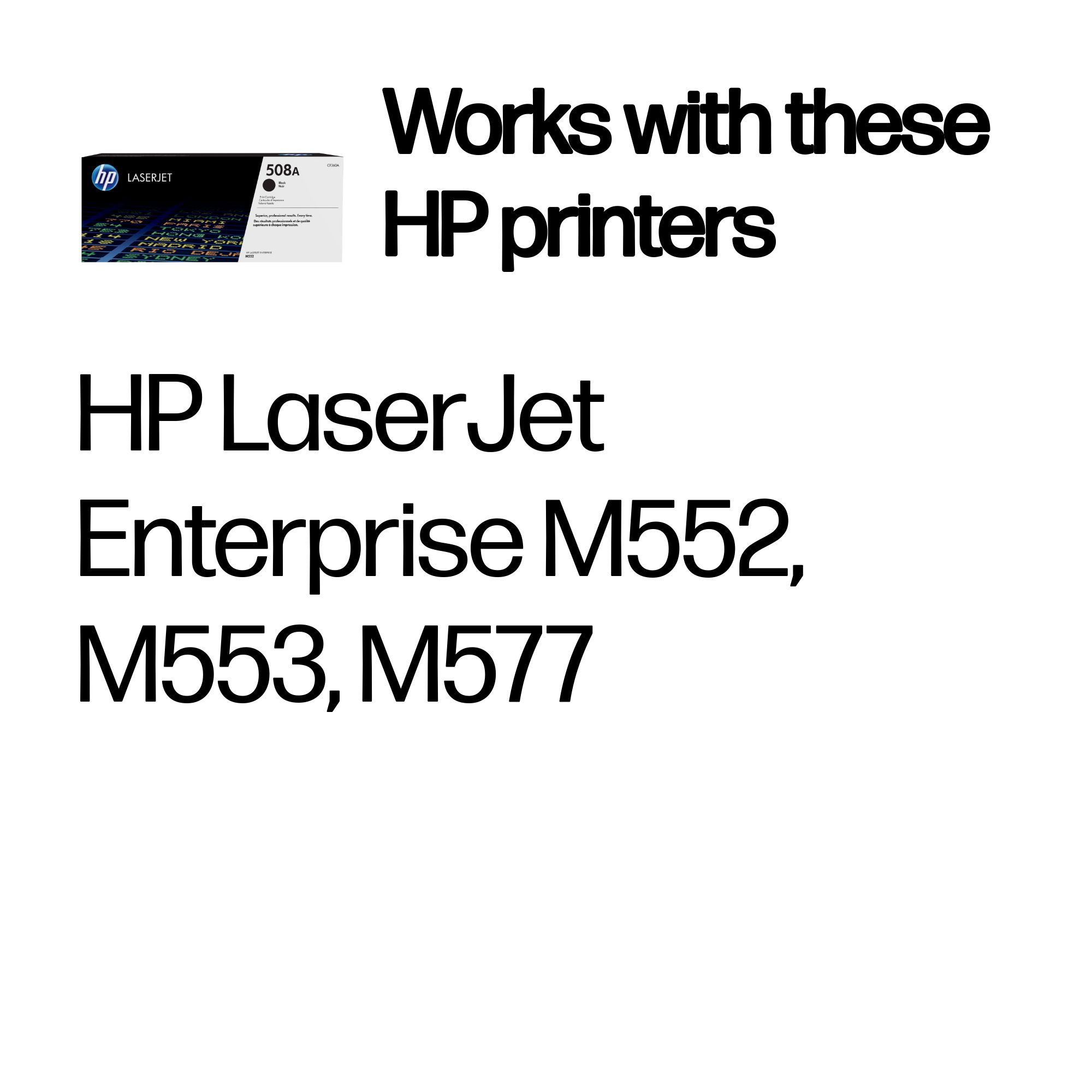 HP CF360A/508A Toner cartridge black, 6.000 pages ISO/IEC 19798 for HP CLJ M 552