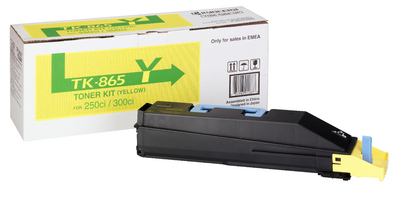 Kyocera 1T02JZAEU0/TK-865Y Toner yellow, 12.000 pages/5% for KM TASKalfa 250