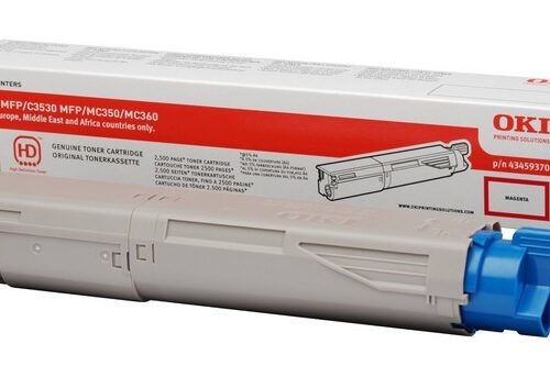 OKI 43459370 Toner-kit magenta, 2.500 pages/5% for OKI C 3520 MFP/3530 MFP