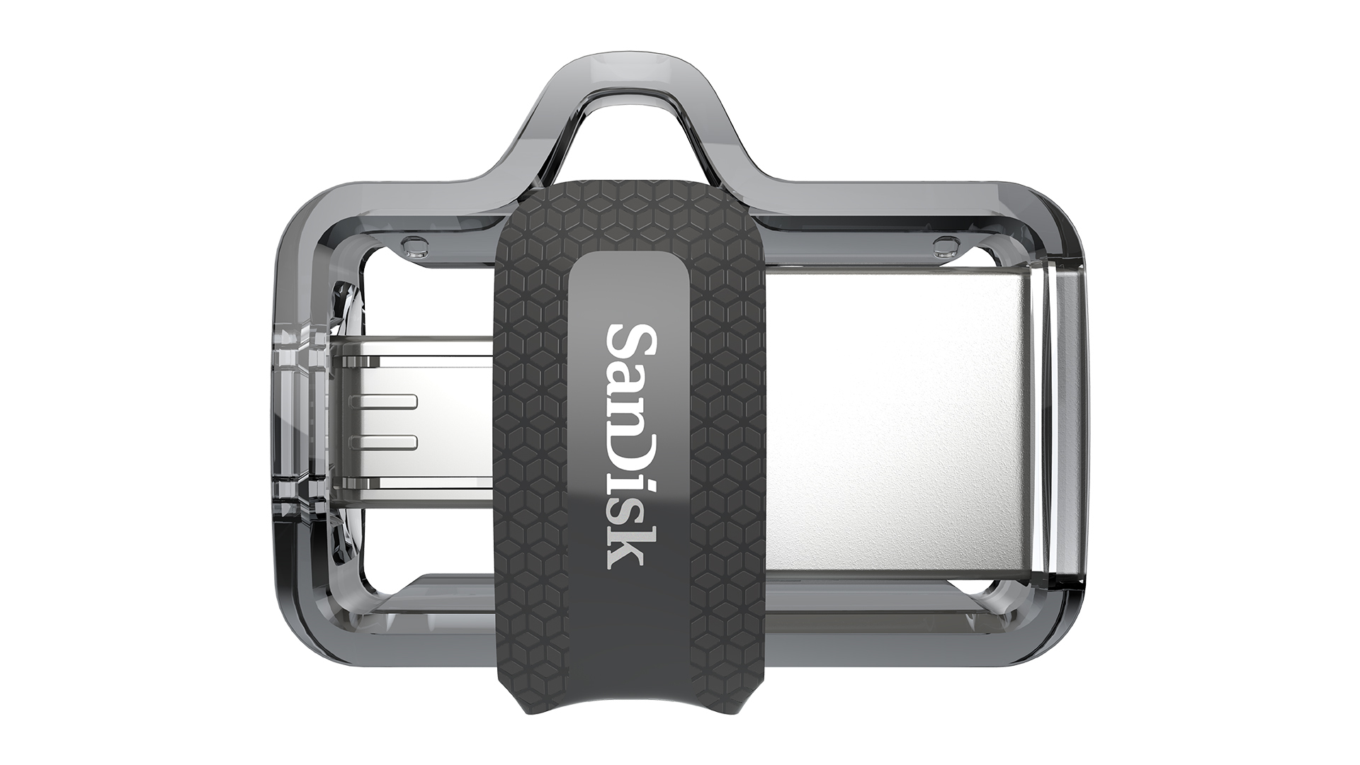 SanDisk Ultra Dual m3.0 USB flash drive 256 GB USB Type-A / Micro-USB 3.2 Gen 1 (3.1 Gen 1) Black, Silver, Transparent