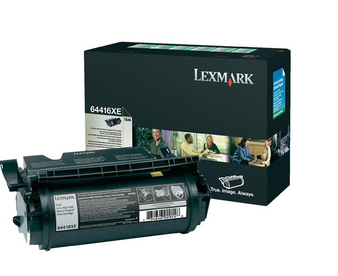 Lexmark 64416XE Toner cartridge black extra High-Capacity return program, 32.000 pages ISO/IEC 19752 for Lexmark T 644