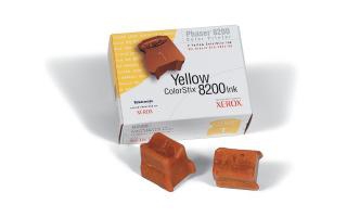 Xerox 016-2043-00 Dry ink in color-stix yellow, 2x2.800 pages Pack=2 for Xerox Phaser 8200
