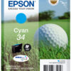 Epson C13T34624010/34 Ink cartridge cyan, 300 pages 4,2ml for Epson WF-3720