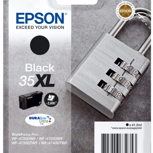 Epson C13T35914010/35XL Ink cartridge black high-capacity, 2.600 pages ISO/IEC 24711 41,2ml for Epson WF-4720
