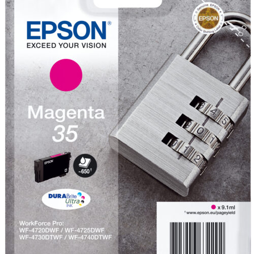 36132242_7052770518 Epson C13T35834010/35 Ink cartridge magenta, 650 pages 9,1ml for Epson WF-4720