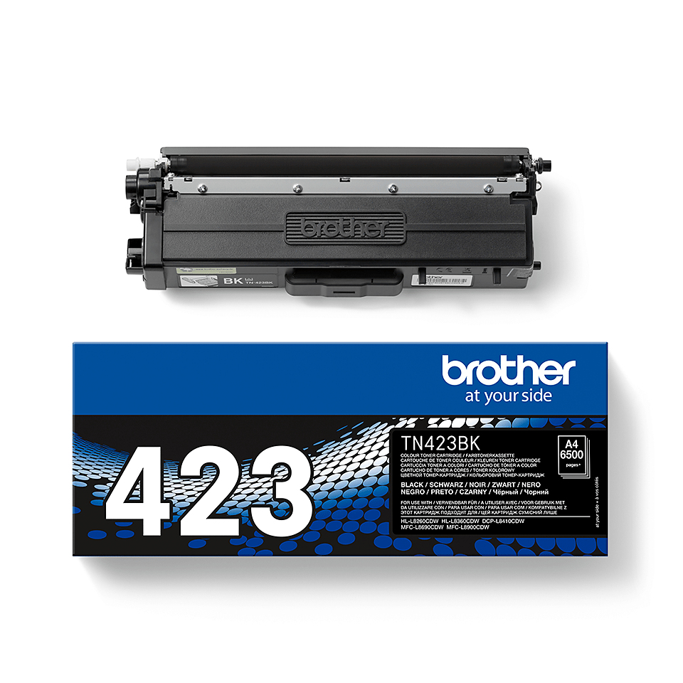 Brother TN-423BK Toner-kit black high-capacity, 6.500 pages ISO/IEC 19752 for Brother HL-L 8260/8360
