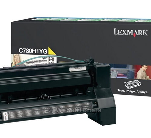 Lexmark C780H1YG Toner cartridge yellow return program, 10.000 pages ISO/IEC 19798 for Lexmark C 780/782