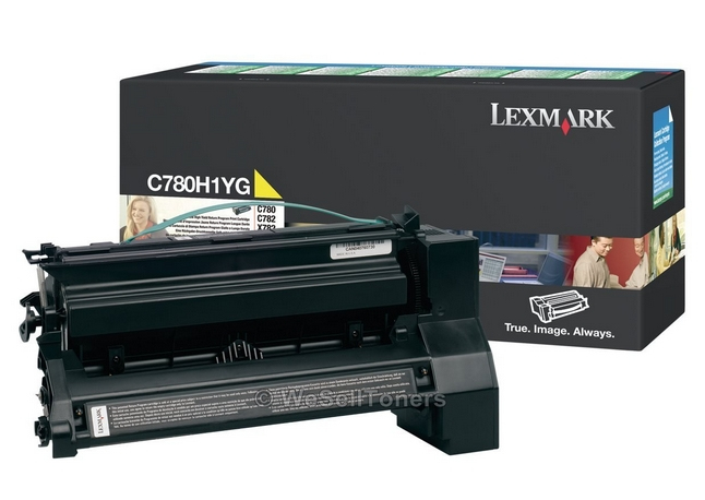 Lexmark C780H1YG Toner cartridge yellow return program, 10.000 pages ISO/IEC 19798 for Lexmark C 780/782