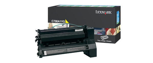 3659291-889 Lexmark C780A1YG Toner cartridge yellow return program, 6.000 pages/5% for Lexmark C 780/782