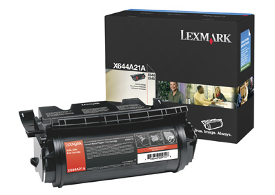 Lexmark X644A21E Toner cartridge black, 10.000 pages/5% for Lexmark X 642/644