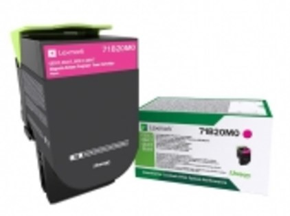 Lexmark 71B20M0 Toner-kit magenta return program, 2.300 pages ISO/IEC 19752 for Lexmark CS 317/417/517
