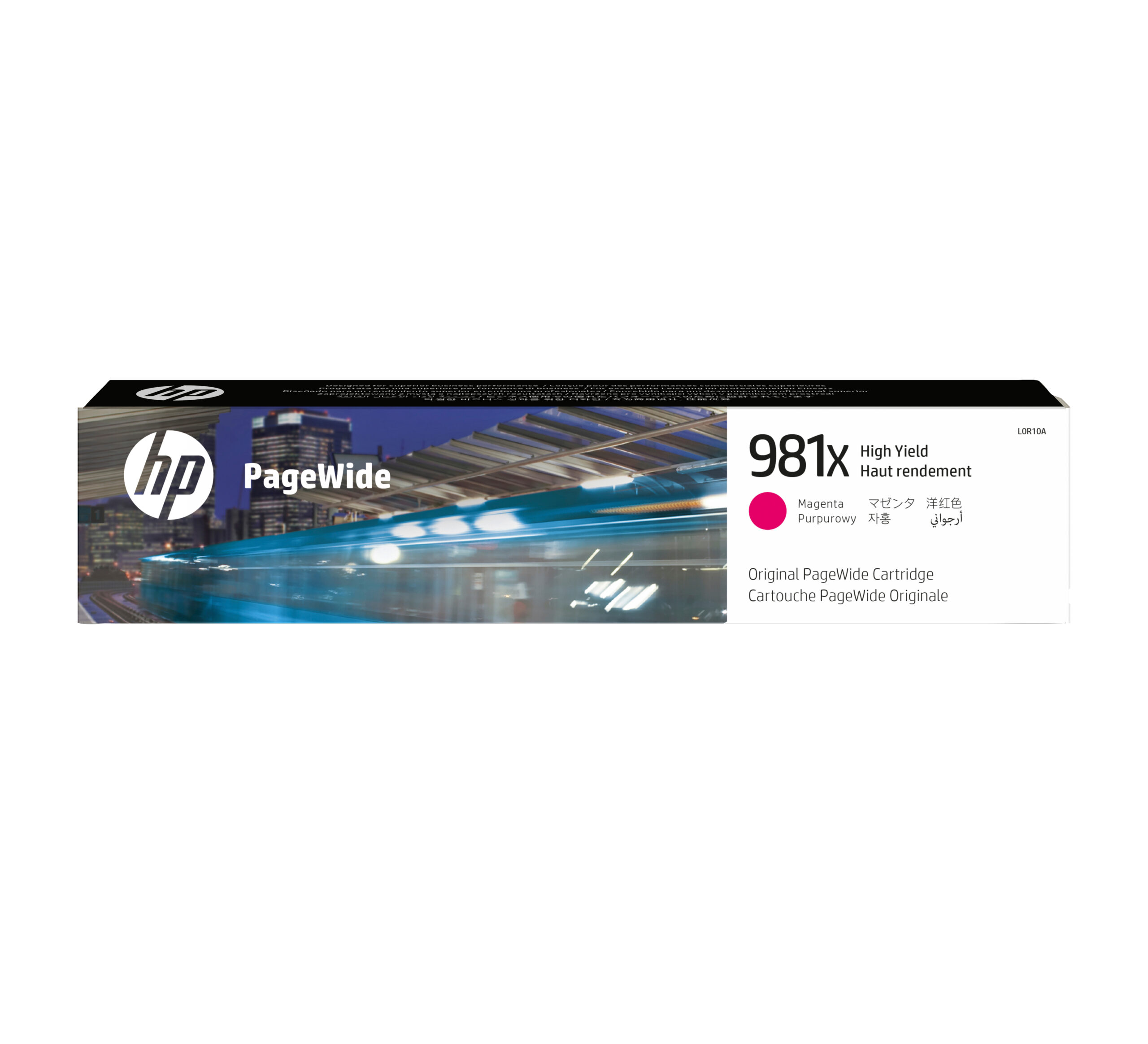 HP L0R10A/981X Ink cartridge magenta, 10.000 pages ISO/IEC 19798 114,5ml for HP PageWide E 58650/556