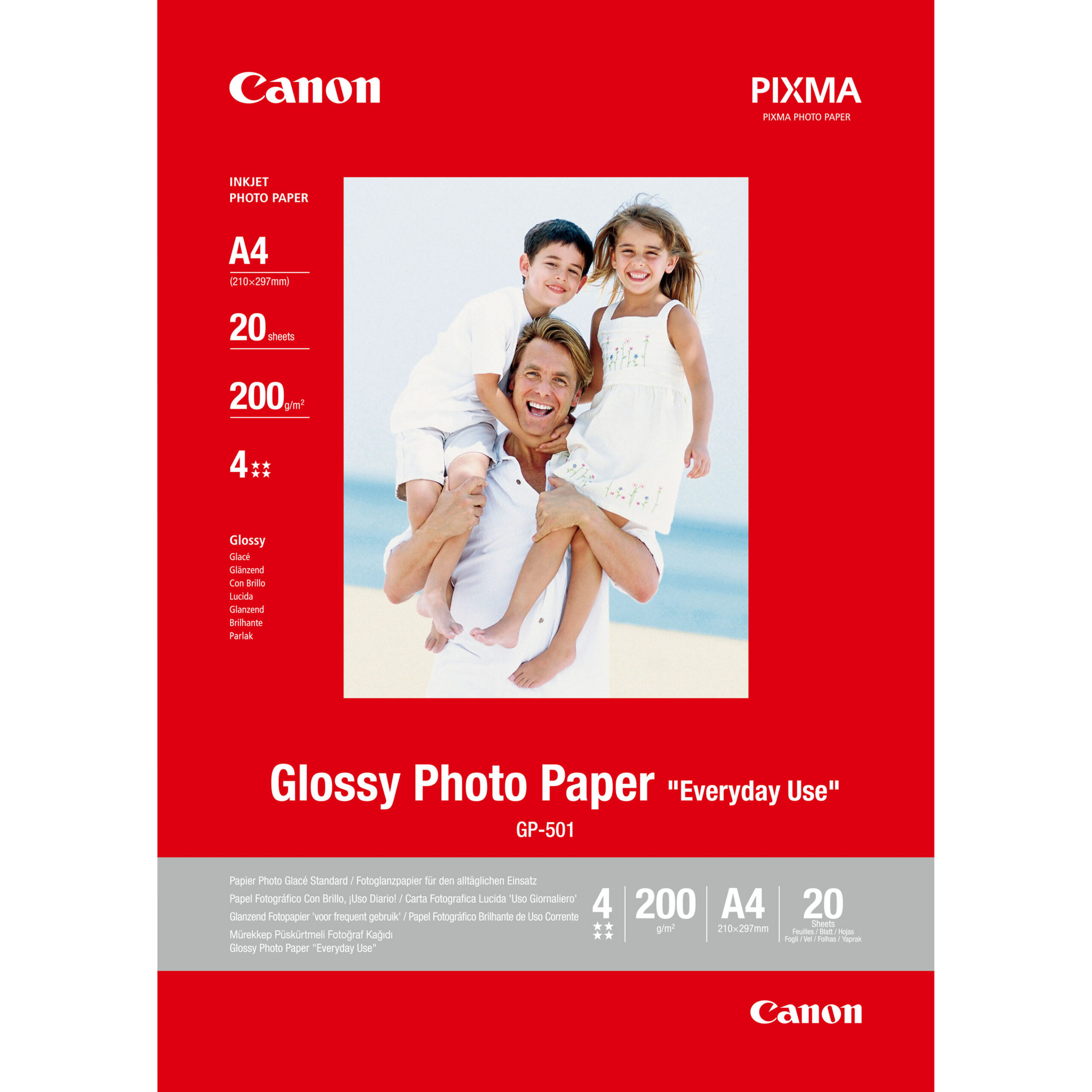 36927057_4728252580 Canon GP-501 Glossy Photo Paper A4 - 20 Sheets