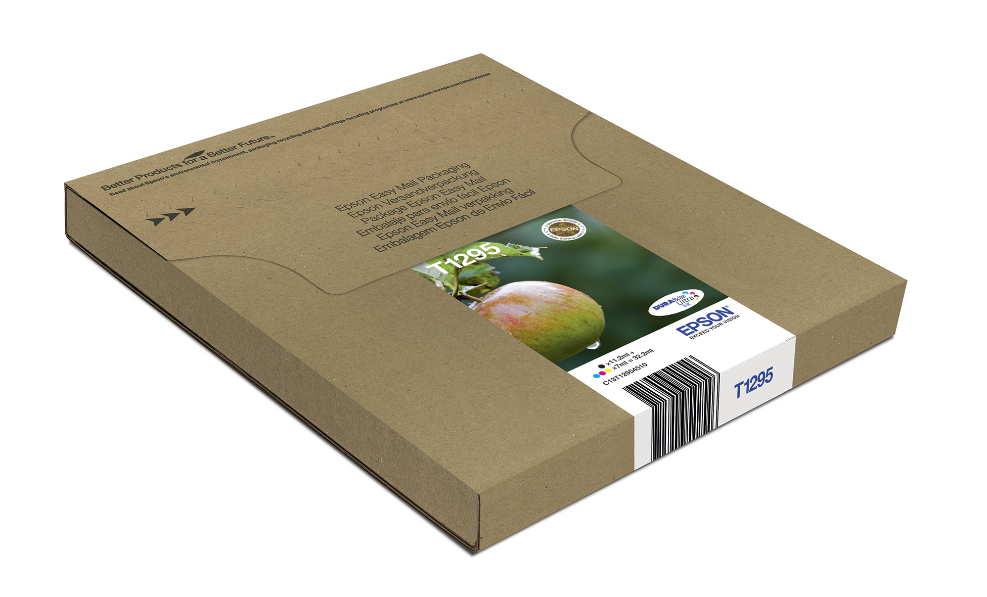 36951690_7625436349 Epson C13T12954511/T1295 Ink cartridge multi pack Bk,C,M,Y EasyMail 11,2 ml + 3x7 ml Pack=4 for Epson Stylus BX 320/SX 235 W/SX 420/SX 525/WF 3500