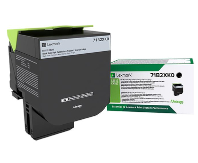 37098131_9657646654 Lexmark 71B2XK0 Toner-kit black return program, 8.000 pages ISO/IEC 19752 for Lexmark CS 517