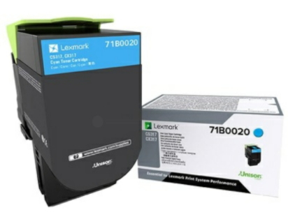 Lexmark 73B0020 Toner-kit cyan, 15.000 pages ISO/IEC 19752 for Lexmark CS 827