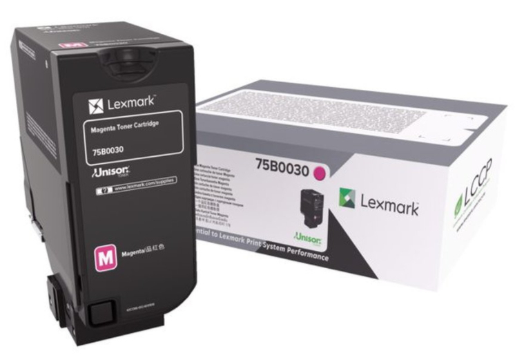 Lexmark 75B0030 Toner-kit magenta, 10.000 pages ISO/IEC 19752 for Lexmark CS 727