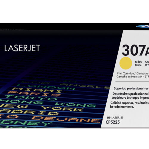 HP CE742A/307A Toner cartridge yellow, 7.300 pages ISO/IEC 19798 for HP CLJ CP 5220