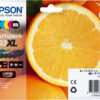 Epson C13T33574011/33XL Ink cartridge multi pack high-capacity Bk,C,M,Y,PBK EasyMail 12,2ml+3x8,9ml+8,1ml Pack=5 for Epson XP 530