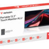 Verbatim Portable Touchscreen Monitor 13.3" WUXGA Resolution & Wireless Power Supply