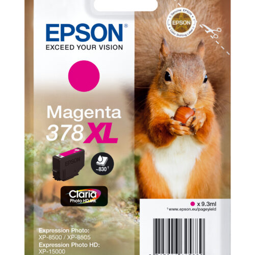 Epson C13T37934010/378XL Ink cartridge magenta high-capacity, 830 pages 9,3ml for Epson XP 15000/8000