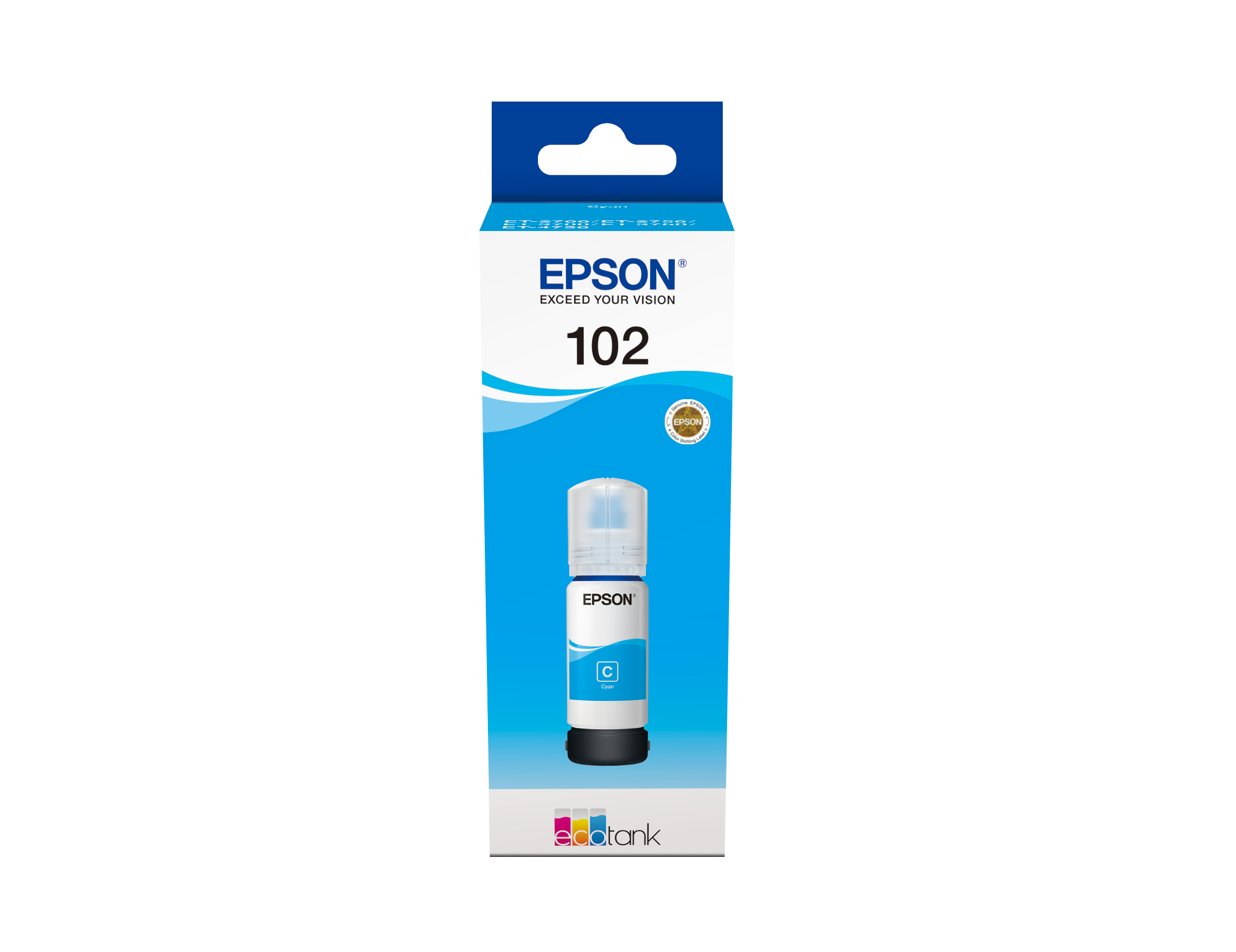 Epson C13T03R240/102 Ink bottle cyan, 6.000 pages 70ml for Epson ET-3700