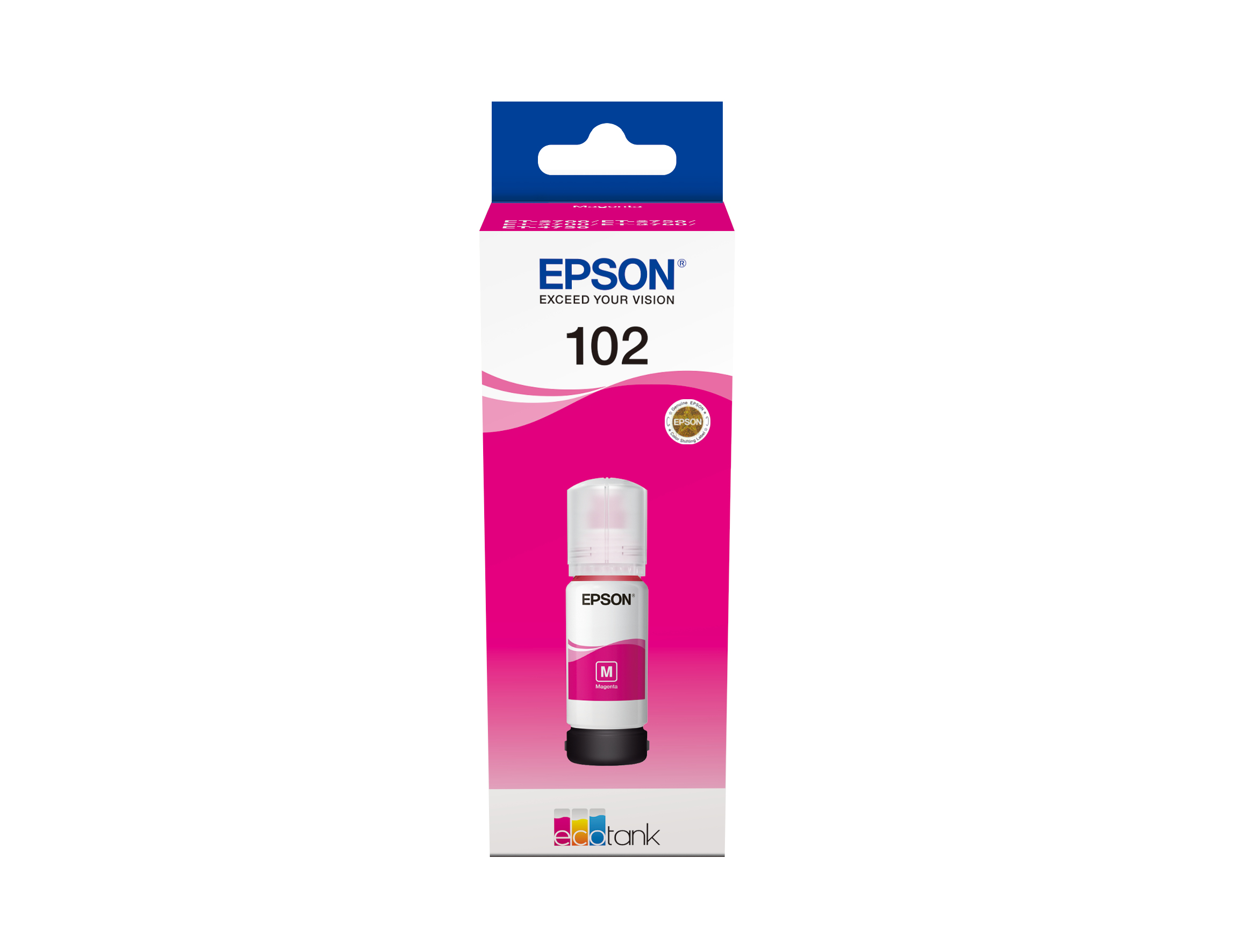 Epson C13T03R340/102 Ink bottle magenta, 6.000 pages 70ml for Epson ET-3700