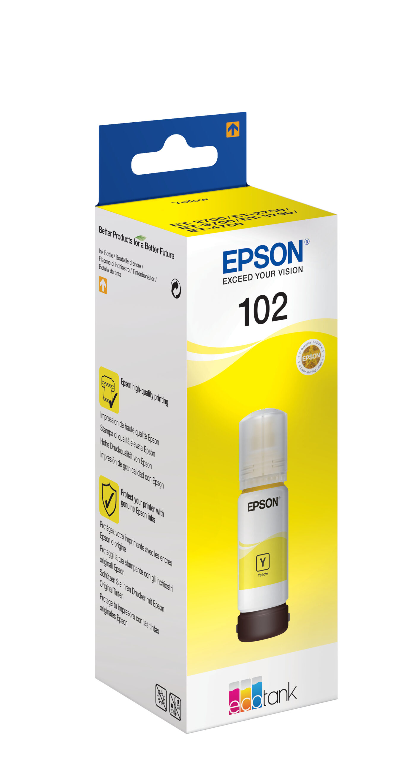 37987697_2328307601 Epson C13T03R440/102 Ink bottle yellow, 6.000 pages 70ml for Epson ET-3700