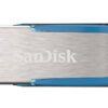 SanDisk Ultra Flair USB flash drive 128 GB USB Type-A 3.2 Gen 1 (3.1 Gen 1) Blue, Silver