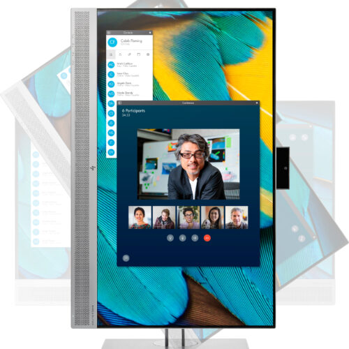 EliteDisplay E243m, 60.5 cm (23.8"), 1920 x 1080 pixels, Full HD, LED, 5 ms, Black, Silver