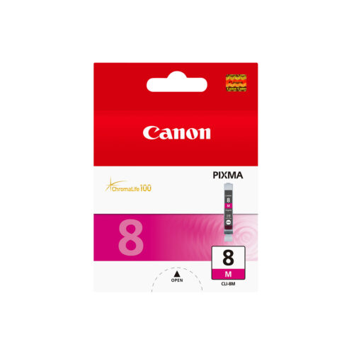 Canon 0622B001/CLI-8M Ink cartridge magenta, 478 pages ISO/IEC 24711 13ml for Canon Pixma IP 3300/4200/6600/MP 960/Pro 9000